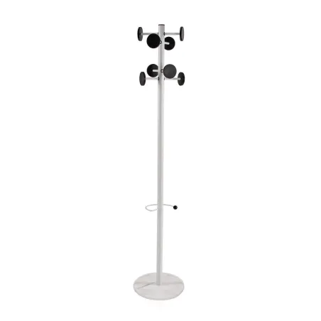 Coat Rack Versa Tora White Metal