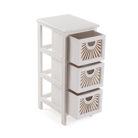 Chest of drawers Versa Adda White 32 x 63 x 26 cm