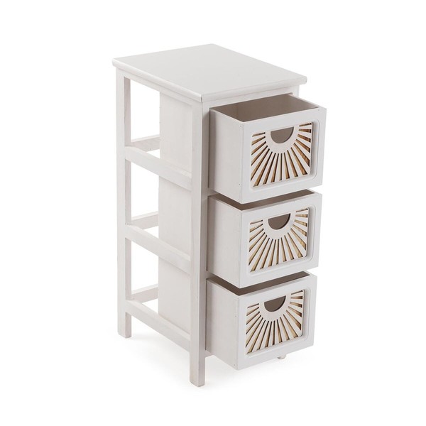 Chest of drawers Versa Adda White 32 x 63 x 26 cm