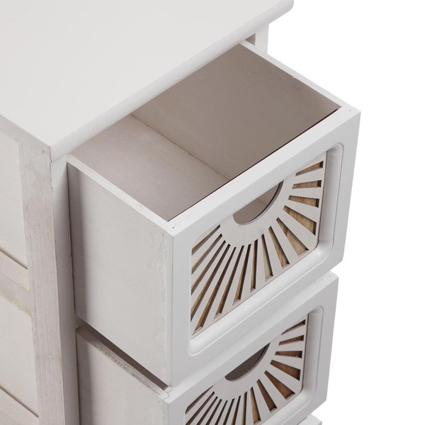 Chest of drawers Versa Adda White 32 x 63 x 26 cm