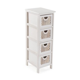 Chest of drawers Versa Adda White 32 x 81 x 26 cm