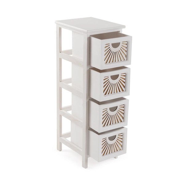 Chest of drawers Versa Adda White 32 x 81 x 26 cm
