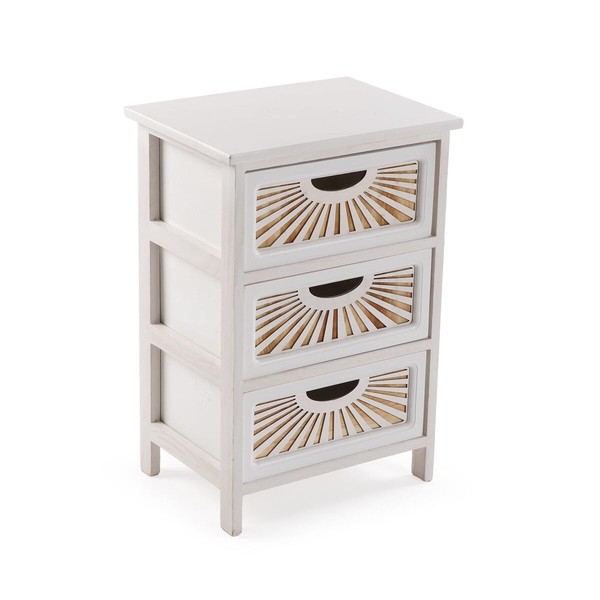 Chest of drawers Versa Adda White 29 x 58 x 40 cm