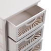 Chest of drawers Versa Adda White 29 x 58 x 40 cm
