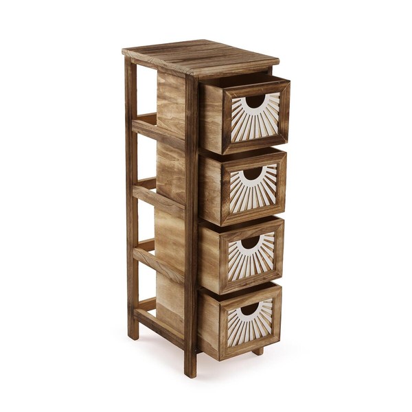 Chest of drawers Versa Adda Brown 32 x 81 x 26 cm