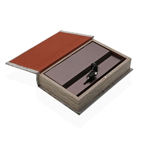 Decorative box Versa Canvas MDF Wood Tree Book