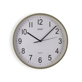 Настенное часы Versa Зеленый Пластик 30 x 30 x 4 cm