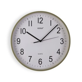 Настенное часы Versa Зеленый Пластик 35,1 X 35,1 X 4,5 CM