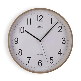 Настенное часы Versa Серый Пластик 40 x 40 x 5,5 cm