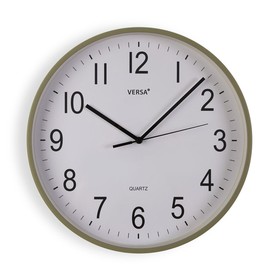 Настенное часы Versa Зеленый Пластик 40 x 40 x 5,5 cm
