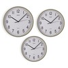 Настенное часы Versa Зеленый Пластик 40 x 40 x 5,5 cm