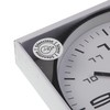 Sieninis laikrodis Versa Balta Plastmasinis 25 x 25 x 4 cm