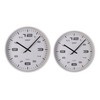 Wall Clock Versa White Plastic 25 x 25 x 4 cm