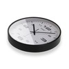 Настенное часы Versa Чёрный Пластик 30 x 30 x 4 cm