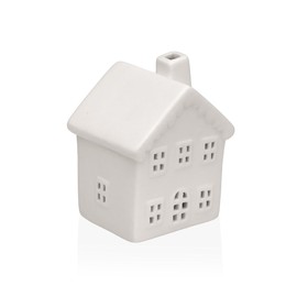 Dekoratīvās figūriņas Versa Balts Māja 5,8 X 8 X 6,7 CM Dekoratīvās figūriņas