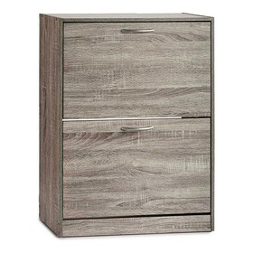 Kenkäteline Gift Decor Harmaa lastulevy 24 x 80 x 60 cm 60 x 80 x 24 cm