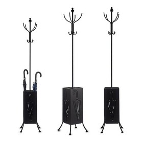 Coat rack Gift Decor Black Metal 34 x 188 x 34 cm Umbrella stand