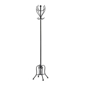 Coat rack Gift Decor Black Metal 30 x 180 x 30 cm