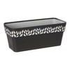Kukkalaatikko Stefanplast Harmaa Antrasiitinharmaa Muovinen 13,3 x 12,3 x 29,3 cm