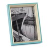 Photo frame Gift Decor Blue White Light brown Crystal MDF Wood