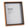 Photo frame Gift Decor Brown Black Crystal MDF Wood