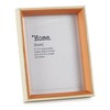 Photo frame Gift Decor 83619 White Brown Crystal MDF Wood