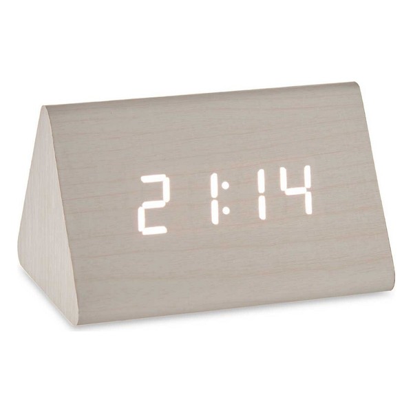 Ant stalo pastatomas elektroninis laikrodis Gift Decor Balta
