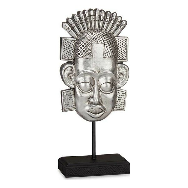 Decorative Figure Gift Decor Silver Indian Man 17,5 x 36 x 10,5 cm