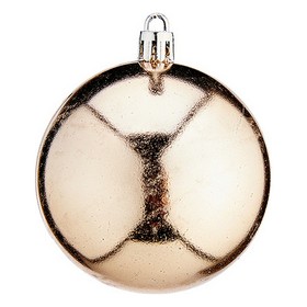 Christmas Baubles Krist+ 00476-6 Champagne Plastic Ø 7 cm 12 Units
