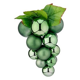 Christmas Bauble Krist+ Green Plastic Grapes