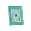 Photo frame Gift Decor Green Crystal Plastic (6 Units)
