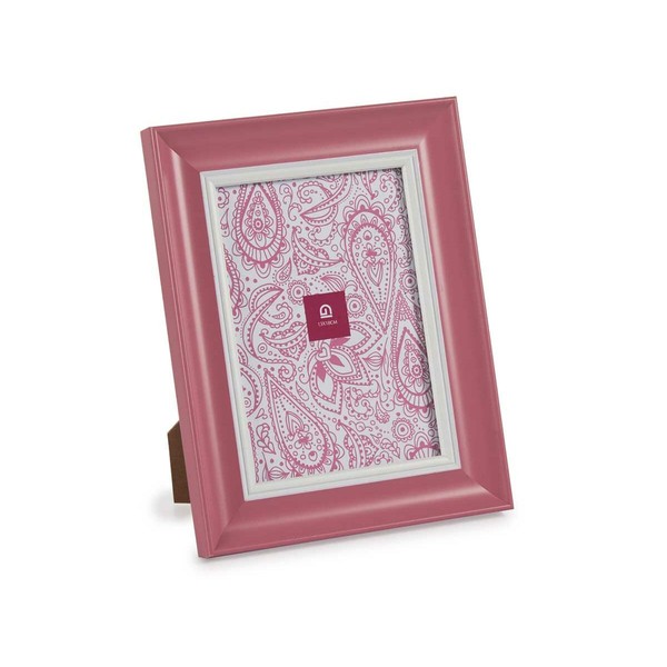 Nuotraukų rėmelis Gift Decor Rožinė Stiklas Plastmasinis (6 vnt.)