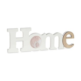Photo frame Gift Decor Home White Brown MDF Wood (6 Units)