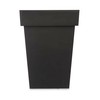 Self-watering flowerpot Ibergarden Anthracite Plastic 37 x 51 x 37 cm (6 Units)