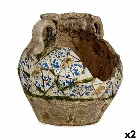 Dekoratyvinė sodo figūra Ibergarden Polirezinas Vaza 28,5 x 28 x 28,5 cm (2 vnt.)