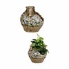 Dekoratyvinė sodo figūra Ibergarden Polirezinas Vaza 28,5 x 28 x 28,5 cm (2 vnt.)