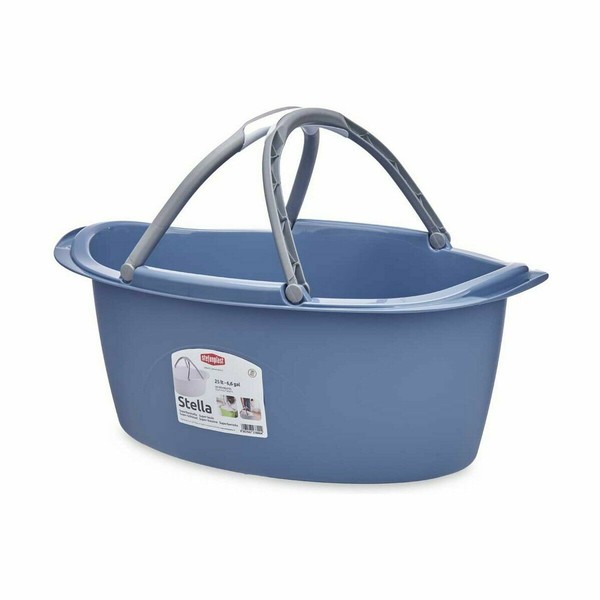 Veļas Grozs Stefanplast Plastmasa 25 L 59 x 23 x 38 cm Ar rokturiem (30 gb.)