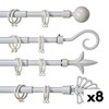Verhotanko Gift Decor Jatkettavissa 170 - 320 cm (8 osaa)