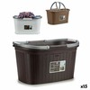 Pyykkikori Stefanplast Elegance Muovinen 35 L 57,5 x 29 x 36,5 cm (15 osaa)