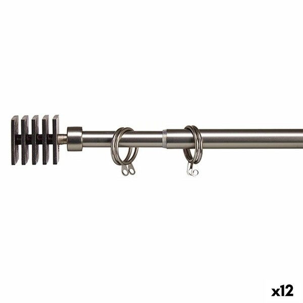 Curtain Bar Gift Decor Extendable Squared (12 Units)