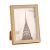 Photo frame Gift Decor Brown Golden Natural Glass polypropylene (6 Units)