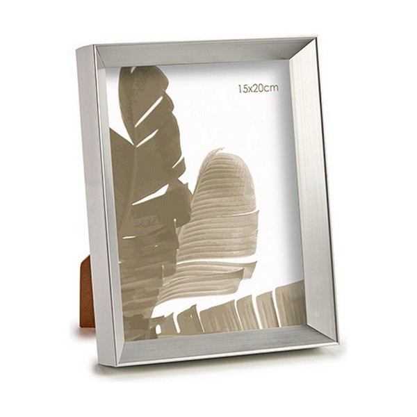Photo frame Gift Decor Silver Glass Plastic (6 Units)
