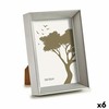Photo frame Gift Decor Silver Glass Plastic (6 Units)