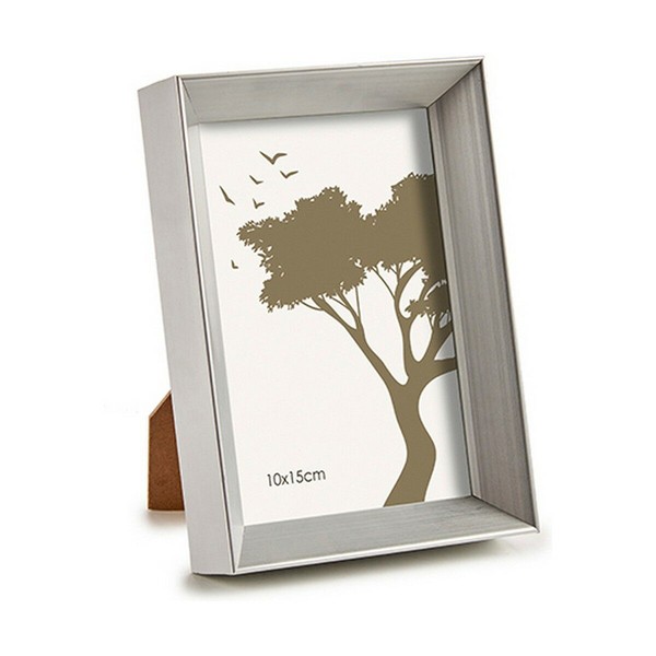 Photo frame Gift Decor Silver Glass Plastic (6 Units)