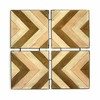 Seinäkoriste Gift Decor Bafana Ruskea Beige 3 x 82,5 x 82,5 cm (2 osaa)
