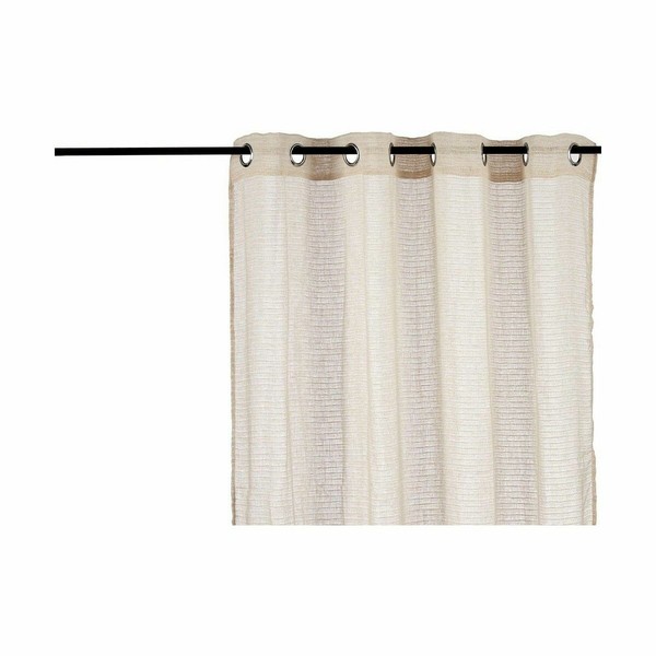 Curtain Gift Decor Beige 140 x 0,1 x 260 cm 34 x 3,5 x 26 cm (6 Units)