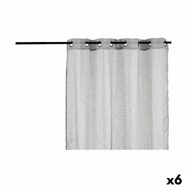 занавес Gift Decor Светло-серый 140 x 0,1 x 260 cm 34 x 3,5 x 26 cm (6 штук)