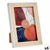 Фото рамка Gift Decor Белый Коричневый Натуральный Cтекло полипропилен (6 штук)