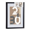 Seinävalokuvakehys Gift Decor Musta Lasi Puu MDF 30 x 40 cm (6 osaa)
