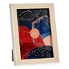 Photo frame Gift Decor White Brown Natural Glass polypropylene (6 Units)